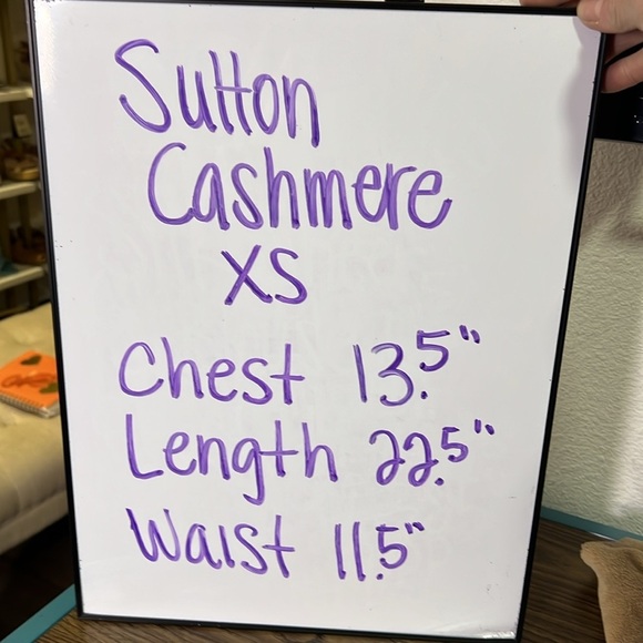 Sutton Studio Soft Coral Short Sleeve Cashmere Sweater XS - Picture 6 of 7